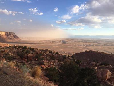 a sandstorm in arizona